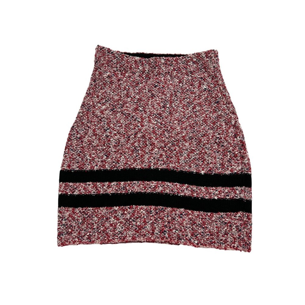 Rag & Bone Halstead Knitted Skirt Pencil in Red